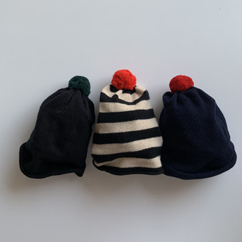 Pompom hat(2 color)