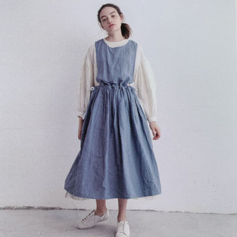 Gauze linen dress(3가지 색상)
